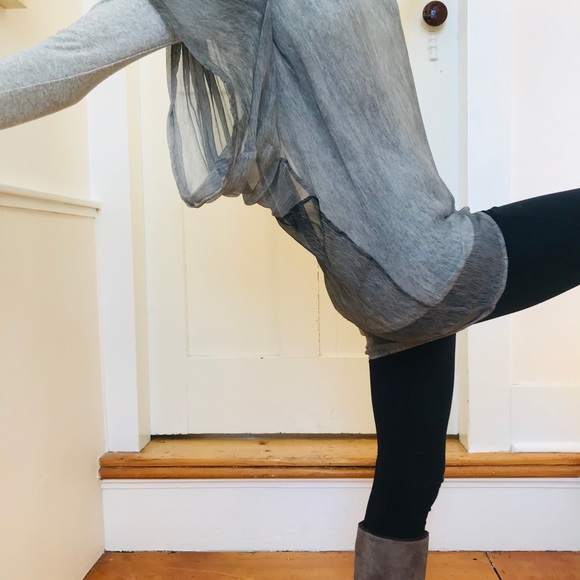 Sheer silk tunic - Picture 11 of 16